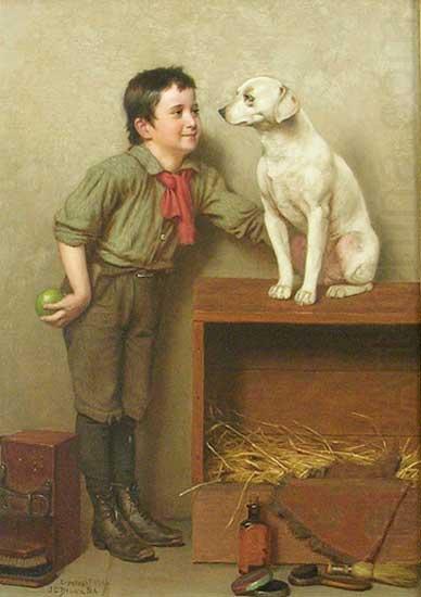 His favorite pet, John George Brown